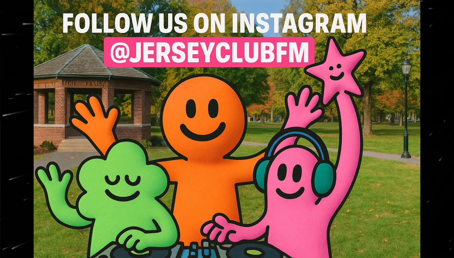 A screenshot of https://instagram.com/jerseyclubfm